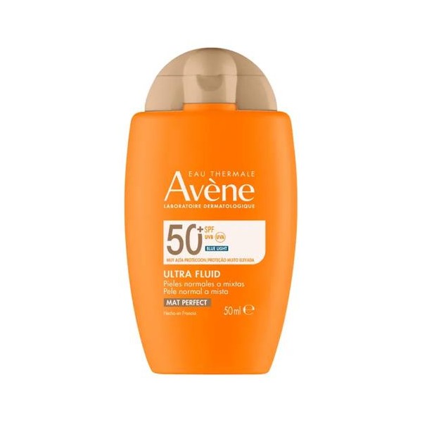 AVENE Ultra Fluid Perfezionatore SPF 50+ Alta Protezione UV e Luce Blu 40 ml