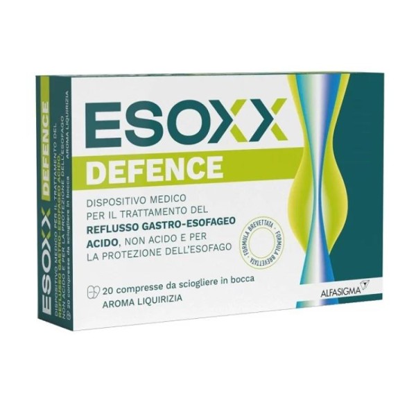 ESOXX DEFENCE Dispositivo per Reflusso Gastroesofageo 20 Compresse