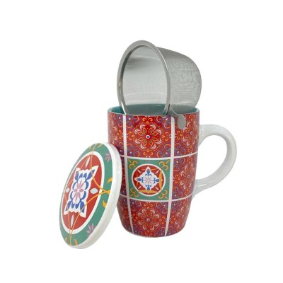 Colors Tisaniera in Ceramica Fire Red