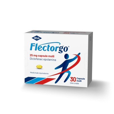Flectorgo Dolori Articolari Muscolari e Mal di Testa 30 Capsule Molli 25mg