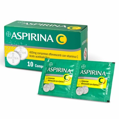 Aspirina C 10 Compresse Effervescenti 400 + 240 mg
