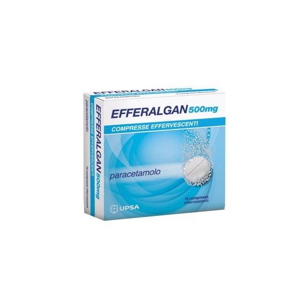 UPSA ITALY Srl EFFERALGAN 500MG 16 COMPRESSE EFFERVESCENTI