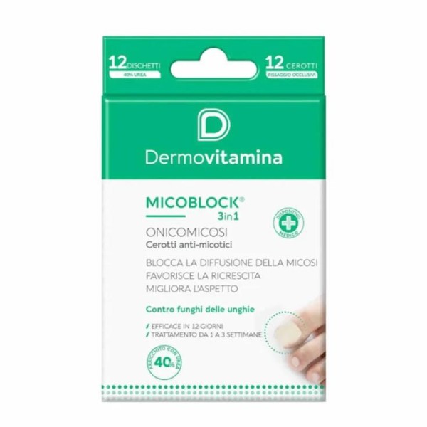 Micoblock Onicomicosi Patch Cerotto Antimicotico  12 Pezzi