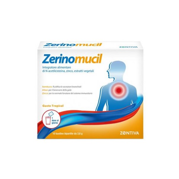 Zerinomucil 10 Bustine 3,6 g
