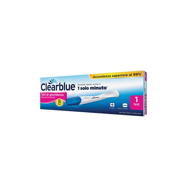 Clearblue Test Gravidanza Rapido Risultato in 1 Minuto  1 Test