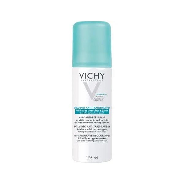 Vichy Deodorante Spray 48h Anti-traspirante Anti-tracce 125 ml
