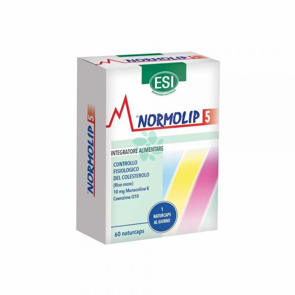 ESI Normolip 5 Innovativo Integratore per Colesterolo e Pressione 60 Capsule