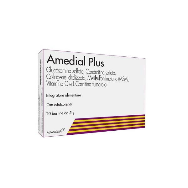 Amedial Plus Linea Ossa e Cartilagine Benessere Delle Ossa 20 Buste