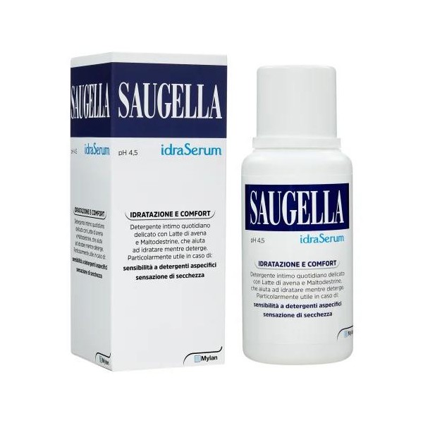 Saugella IdraSerum Ph 4.5 Detergente Intimo 200ml