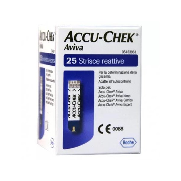 Accu Chek Aviva 25 strisce