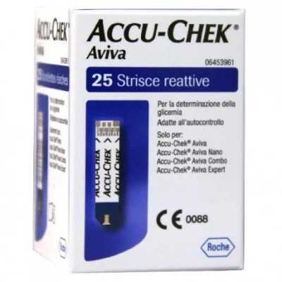 Accu Chek Aviva 25 strisce