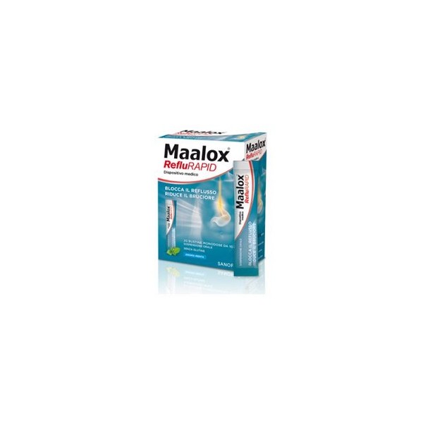 SANOFI Srl SOSPENSIONE ORALE MAALOX REFLURAPID 20 BUSTINE MONODOSE DA 10 ML