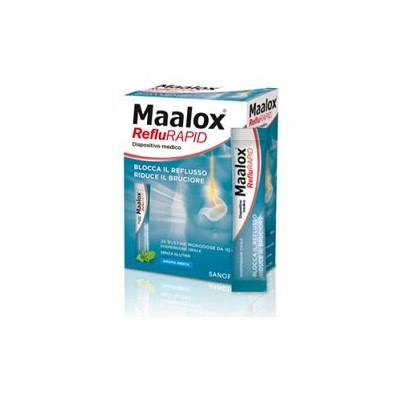 SANOFI Srl SOSPENSIONE ORALE MAALOX REFLURAPID 20 BUSTINE MONODOSE DA 10 ML