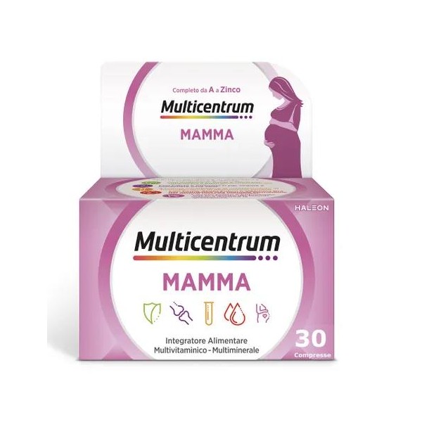 Multicentrum Mamma Integratore Multivitaminico Gravidanza  30 Compresse