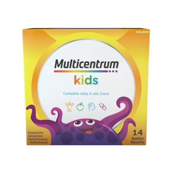 Multicentrum Baby Integratore Alimentare Multivitaminico Multiminerale 14 Bustine