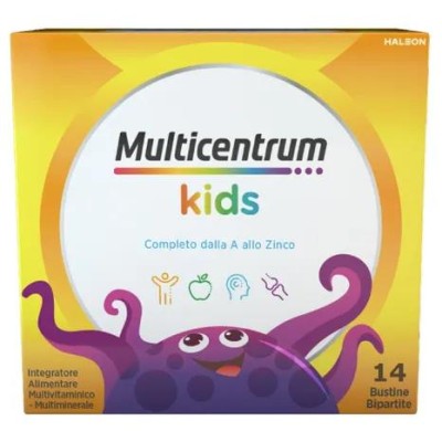 Multicentrum Baby Integratore Alimentare Multivitaminico Multiminerale 14 Bustine