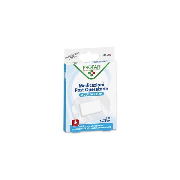 Profar Medicazioni Post Operatorie Acquastop 10x25cm 3 Pezzi