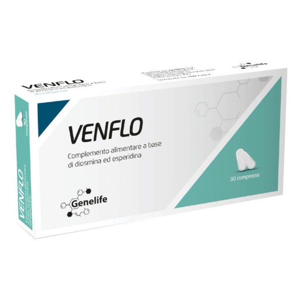 VENFLO Integratore Supporto per il Microcircolo e Gambe Leggere 30 compresse