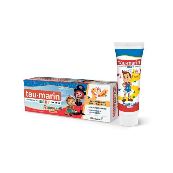 Tau-Marin Baby Smile Dentifricio Gel 2-6 Anni 50 ml Edizione Limitata 44 Gatti