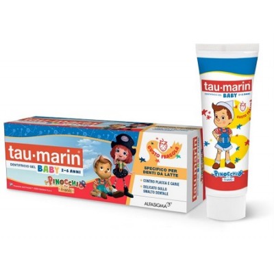 Tau-Marin Baby Smile Dentifricio Gel 2-6 Anni 50 ml Edizione Limitata 44 Gatti