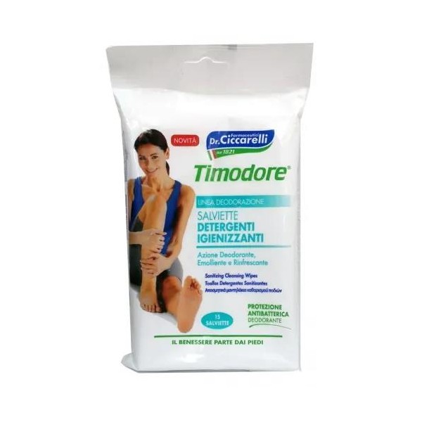Ciccarelli Timodore Salviette Detergenti Igienizzanti Per Piedi 15 Pezzi