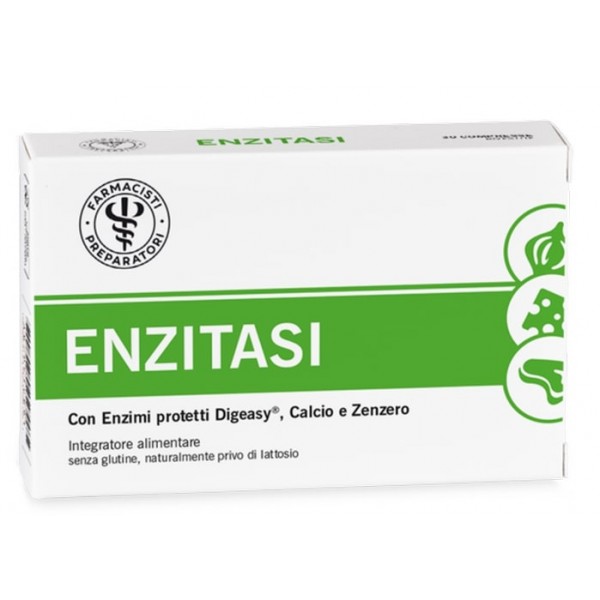 Enzitasi Integratore Lattasi per Intolleranza al Lattosio  Digestione Facilitata 30 compresse