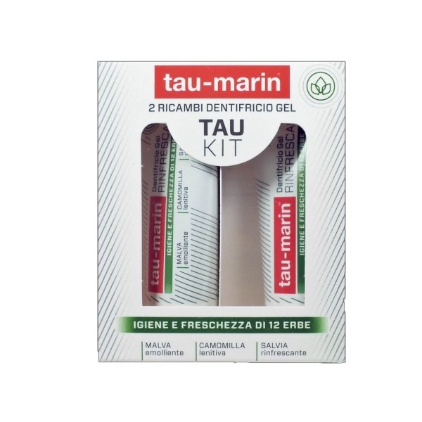 Tau-Marin Ricambio Dentifricio Gel Rinfrescante 2x20 ml