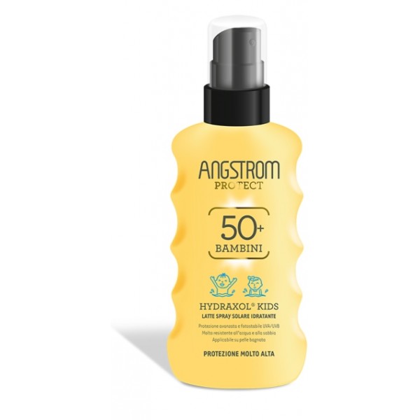 Angstrom Kids Latte Solare Spray Idratante SPF 50+ Protezione Bambini 175 ml
