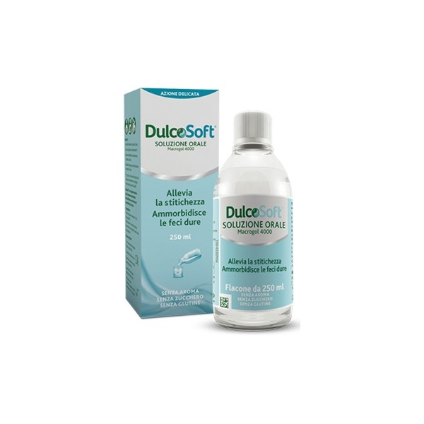 SANOFI Srl DulcoSoft Soluzione Orale Macrogol 4000 Integratore Stitichezza 250 ml