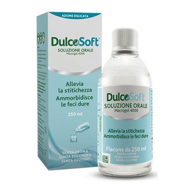 SANOFI Srl DulcoSoft Soluzione Orale Macrogol 4000 Integratore Stitichezza 250 ml