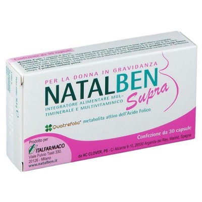ITALFARMACO SPA NATALBEN SUPRA 30 CAPSULE MOLLI