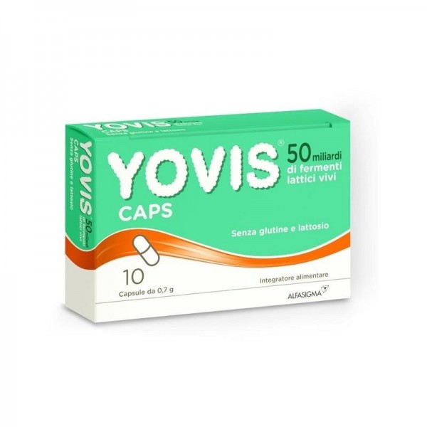 Yovis Caps 50 Miliardi Fermenti Lattici Integratore Alimentare 10 Capsule