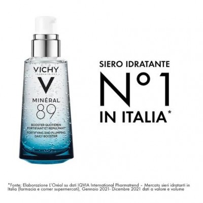 Vichy Mineral 89 Booster Quotidiano Fortificante e Rimpolpante con Acido Ialuronico 50 ml

