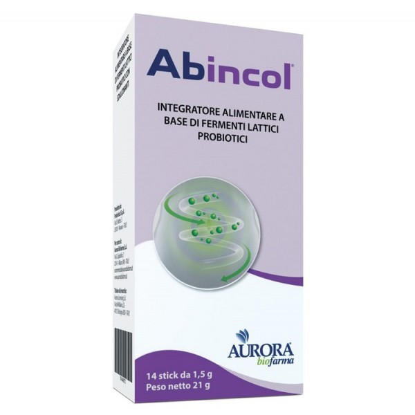 AURORA LICENSING ABINCOL 14 STICK OROSOLUBILI