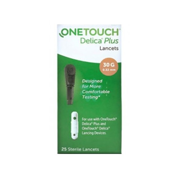 Onetouch - Delica Plus Lancette Confezione 25 Pezzi