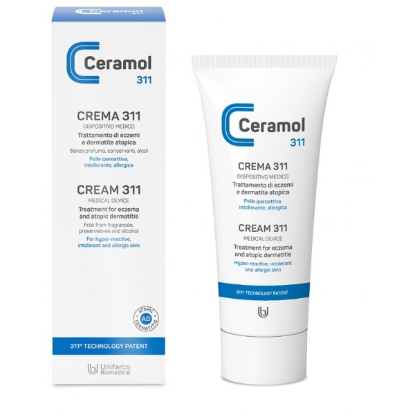 Ceramol Crema 311 Trattamento di Eczmi e Dermatite Atopica 75mL