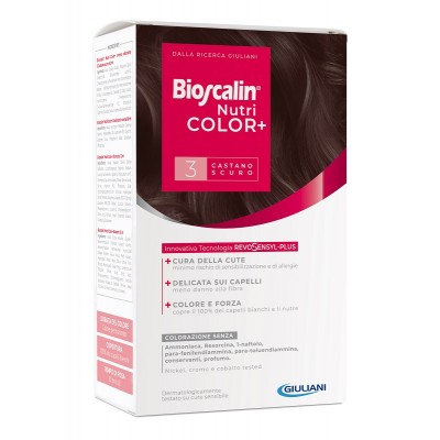 Bioscalin Nutri Color+ Colore Permanente Capelli 3 Castano Scuro