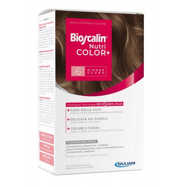 Bioscalin Nutri Color+ Colorazione Permanente N. 6 Biondo Scuro