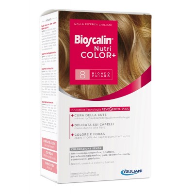 Bioscalin Nutricolor+ Colorazione Permanente N.8 Biondo Chiaro
