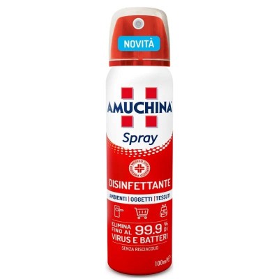 Amuchina Spray Disinfettante Ambienti Oggetti Tessuti 100ml