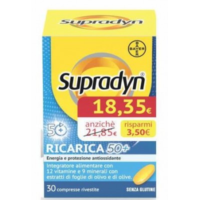 Bayer Spa Supradyn Ricarica 50+ 30 Compresse Rivestite