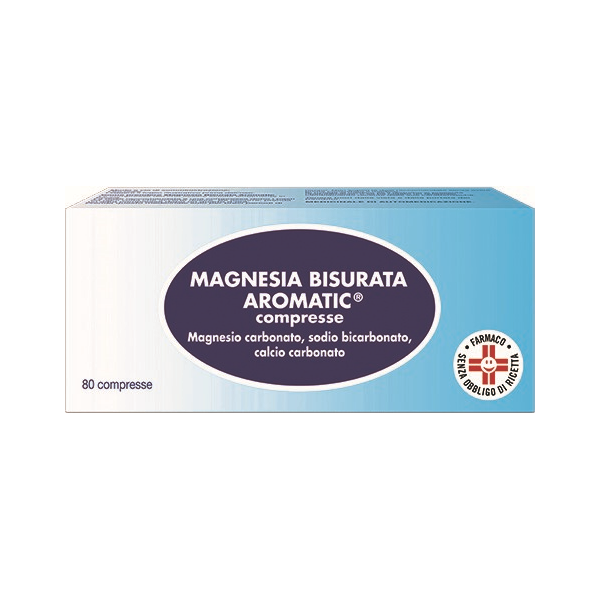 Magnesia Bisurata Aromatic 80 Compresse