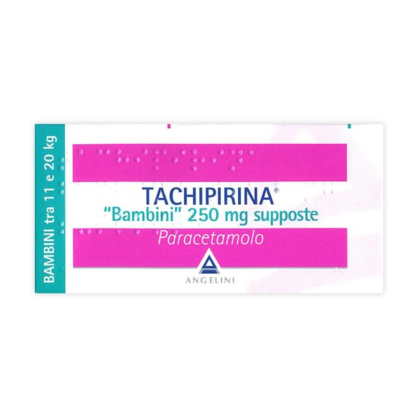 Tachipirina Bambini 250 mg Paracetamolo 10 Supposte