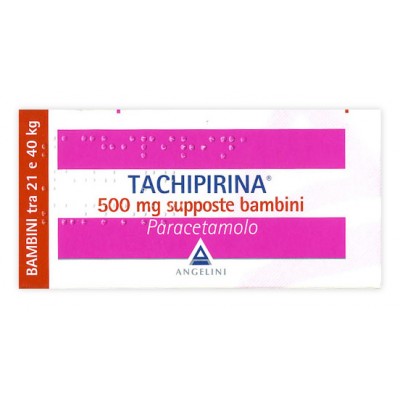 Angelini Tachipirina compresse Bambini 10 Supposte 500mg