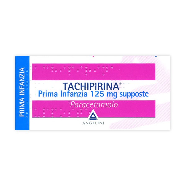 Tachipirina Prima Infanzia 125mg Paracetamolo 10 Supposte