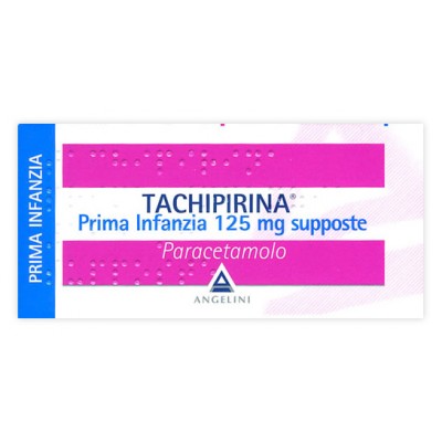 Tachipirina Prima Infanzia 125mg Paracetamolo 10 Supposte