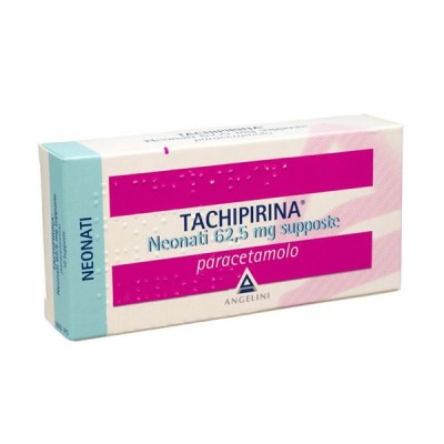 Tachipirina Neonati Paracetamolo 10 Supposte  62.5 Mg