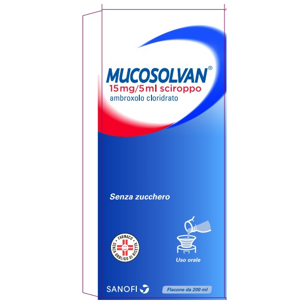 Mucosolvan Sciroppo Gusto Frutti di Bosco 15 mg/5 ml Flacone da 200 ml