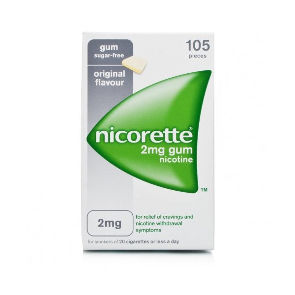 Nicorette 2mg Original 105 Gomme da Masticare