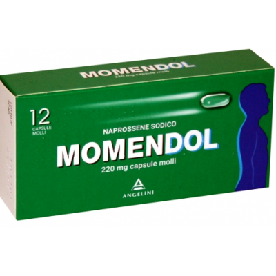 Momendol Naprossene Capsule Molli 220mg